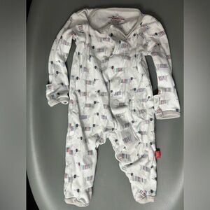 Magnetic Me all cotton onesie with feet